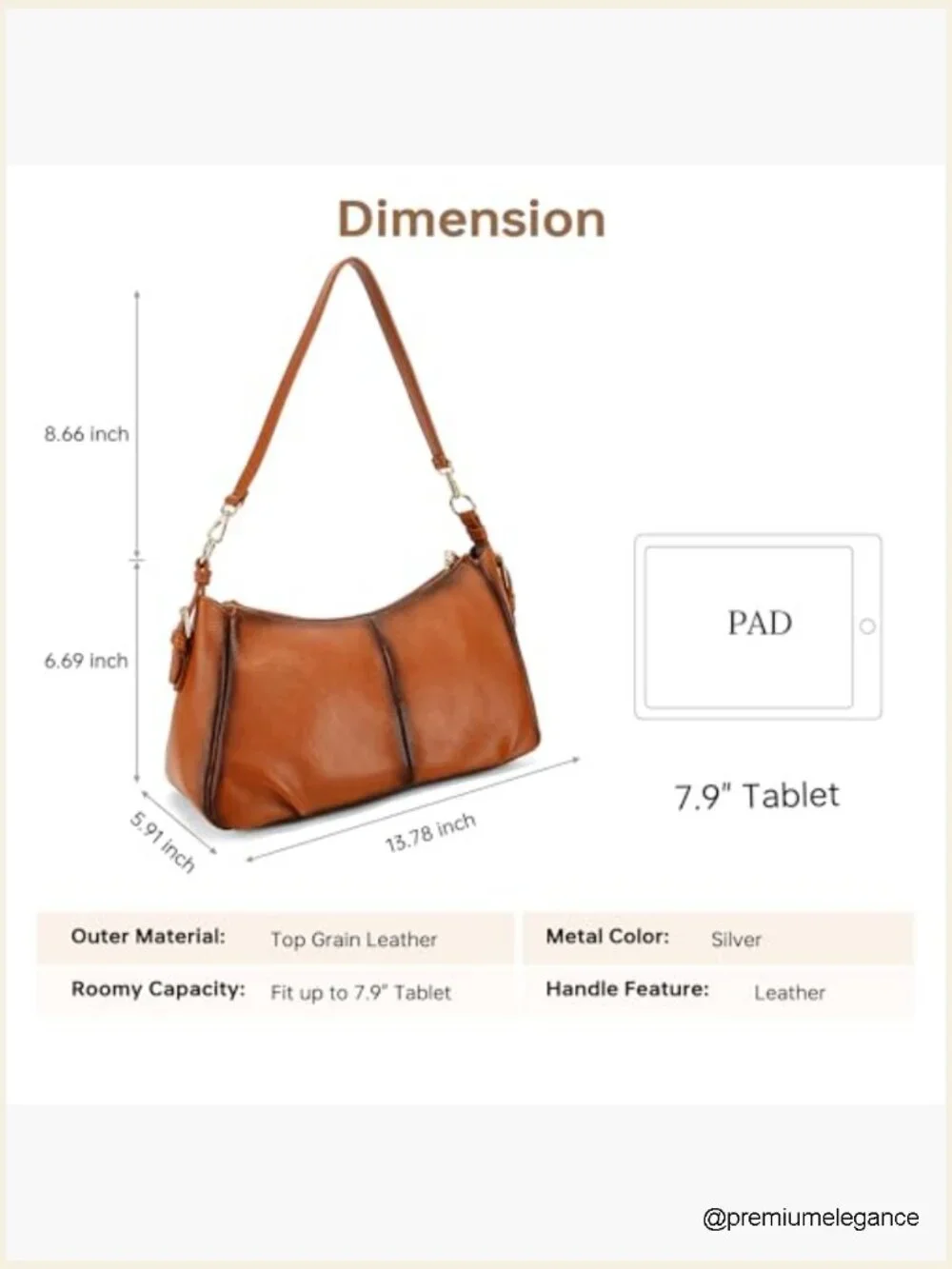 PU Leather Hobo Shoulder Bag, Spacious & Soft, Crossbody or Top Handle